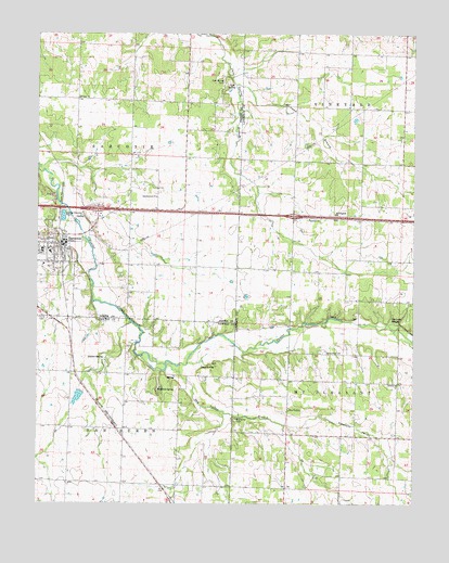 Sarcoxie, MO USGS Topographic Map