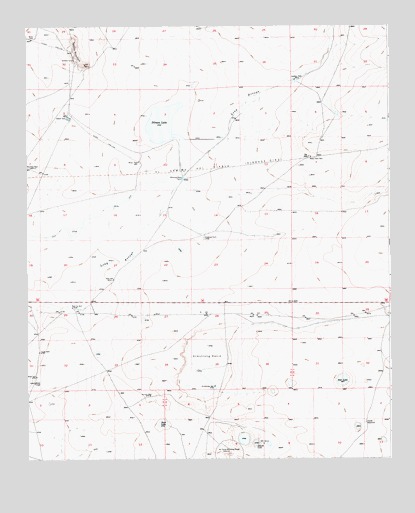 Sardine Mountain, NM USGS Topographic Map