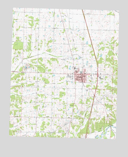 Sardis, MS USGS Topographic Map