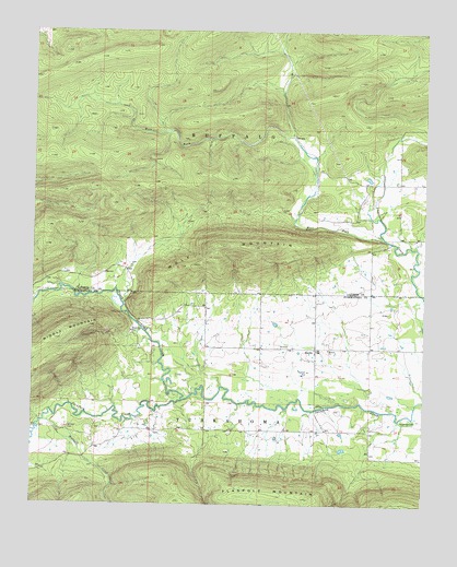 Sardis, OK USGS Topographic Map
