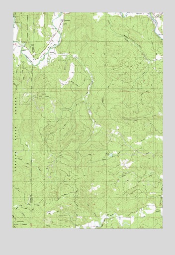 Birkenfeld, OR USGS Topographic Map