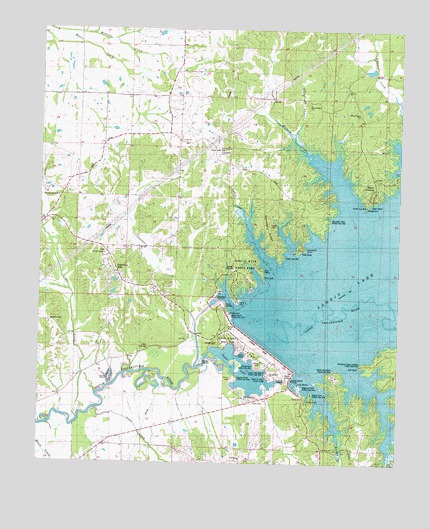 Sardis Lake Ms Map Sardis Dam, MS Topographic Map   TopoQuest