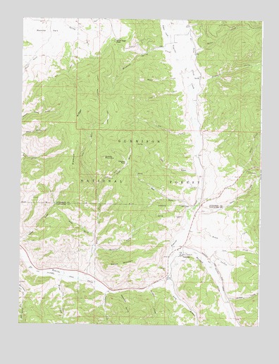 Sargents, CO USGS Topographic Map
