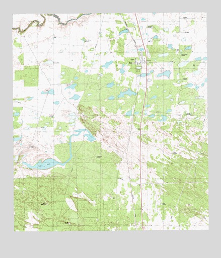 Sarita, TX USGS Topographic Map