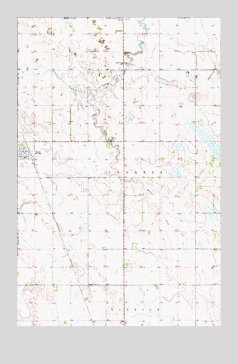 Sarles, ND USGS Topographic Map