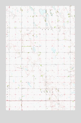 Sarles SE, ND USGS Topographic Map