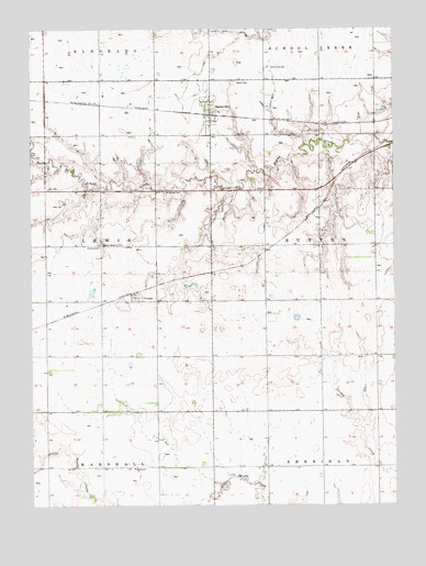 Saronville, NE USGS Topographic Map