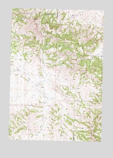 Sarpy School, MT USGS Topographic Map