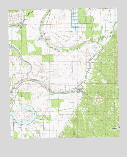 Satartia, MS USGS Topographic Map