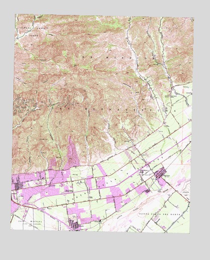 Saticoy, CA USGS Topographic Map