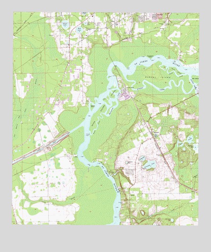 Satsuma, FL USGS Topographic Map