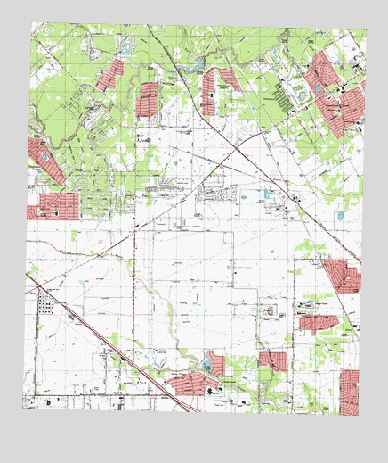 Satsuma, TX USGS Topographic Map