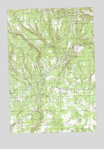 Satus Pass, WA USGS Topographic Map