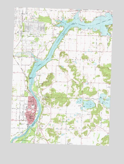 Sauk City, WI USGS Topographic Map