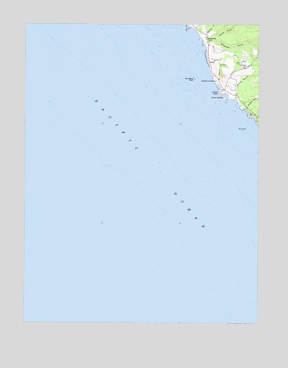 Saunders Reef, CA USGS Topographic Map