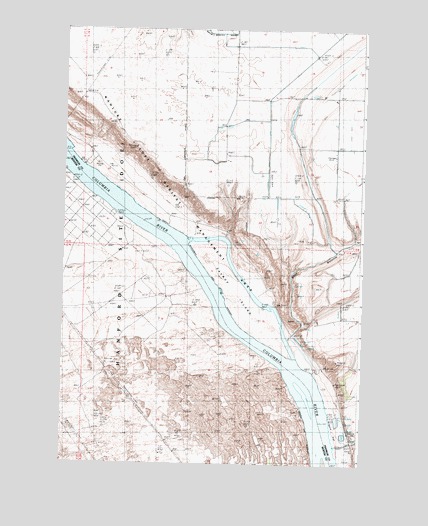 Savage Island, WA USGS Topographic Map