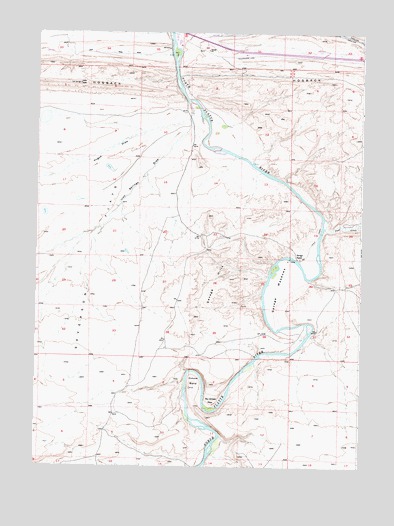 Savage Ranch, WY USGS Topographic Map