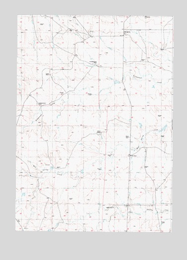 Savageton, WY USGS Topographic Map