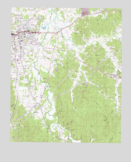 Savannah, TN USGS Topographic Map