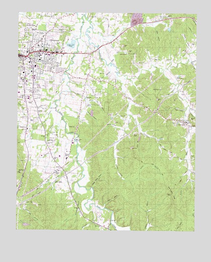 Savannah, TN USGS Topographic Map