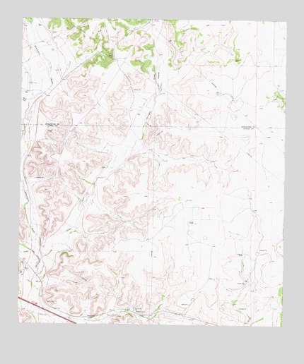 Savell Ranch, TX USGS Topographic Map