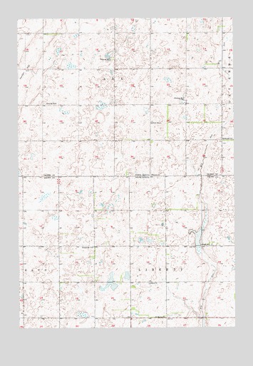 Savo NE, SD USGS Topographic Map