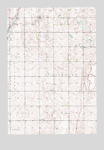 Savo SW, SD USGS Topographic Map