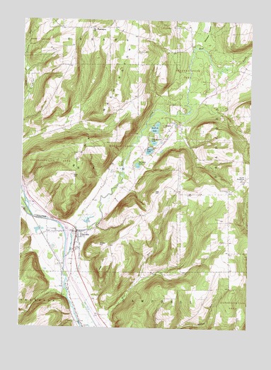 Savona, NY USGS Topographic Map
