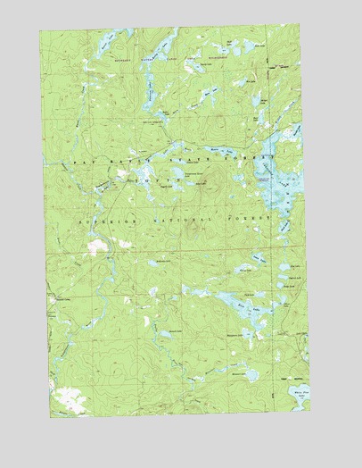 Sawbill Camp, MN USGS Topographic Map