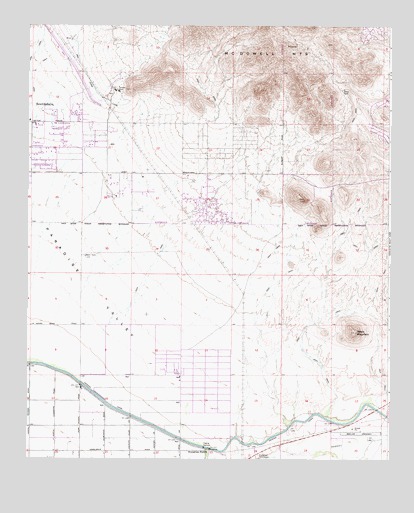 Sawik Mountain, AZ USGS Topographic Map