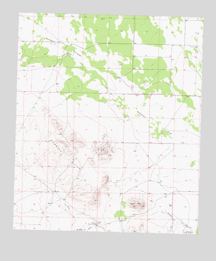 Bisbee Hills, NM USGS Topographic Map