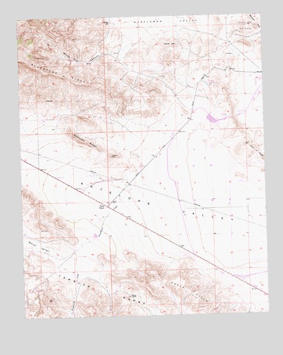 Sawtooth Ridge, CA USGS Topographic Map