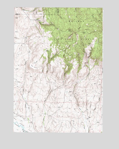 Sawtooth Ridge, OR USGS Topographic Map