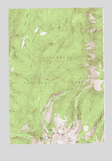 Sawyer Ridge, ID USGS Topographic Map