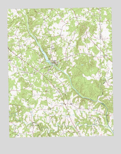 Saxapahaw, NC USGS Topographic Map