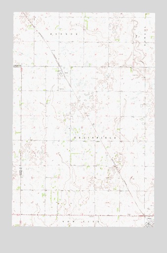 Bisbee North, ND USGS Topographic Map