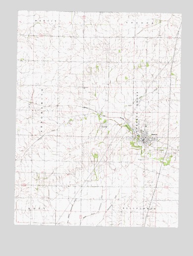 Saybrook, IL USGS Topographic Map