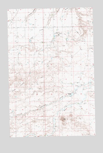 Sayer Butte, MT USGS Topographic Map