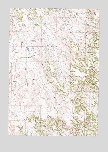 Sayle Hall, MT USGS Topographic Map