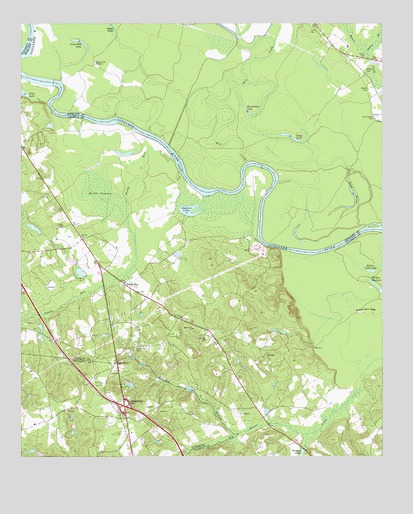 Saylors Lake, SC USGS Topographic Map