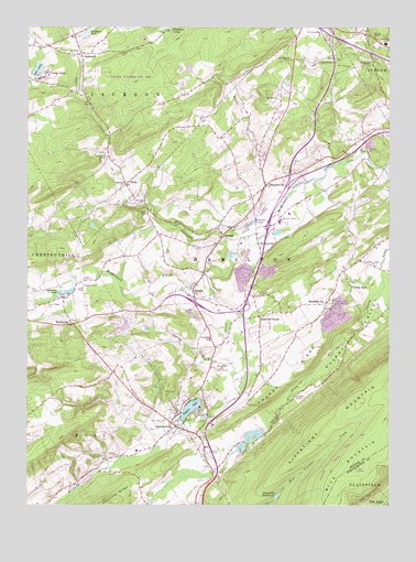 Saylorsburg, PA USGS Topographic Map