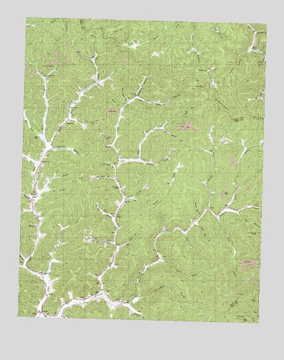 Scalf, KY USGS Topographic Map