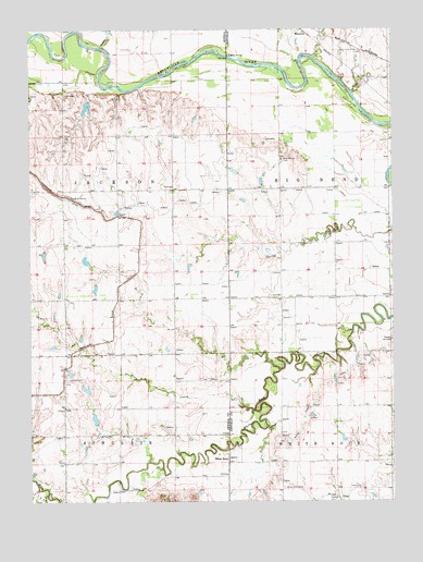 Scandia NW, KS USGS Topographic Map