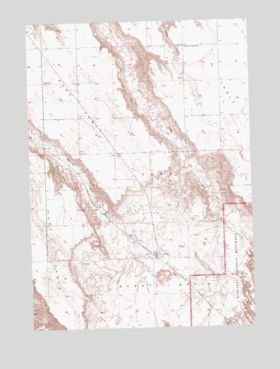 Scenic, SD USGS Topographic Map