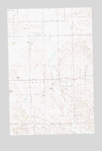 Schafer, ND USGS Topographic Map