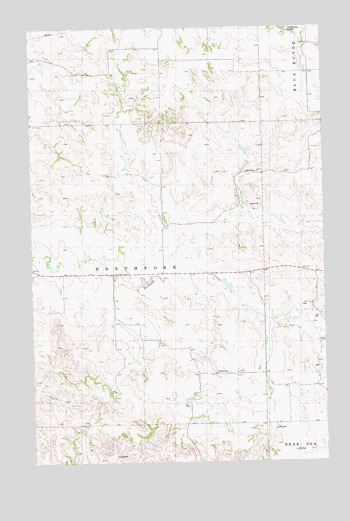 Schafer SE, ND USGS Topographic Map