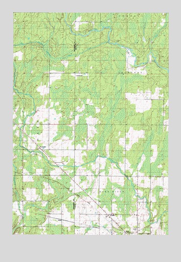 Schaffer, MI USGS Topographic Map