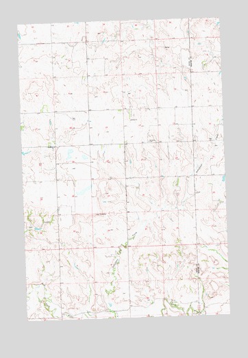 Schaffner Creek, ND USGS Topographic Map
