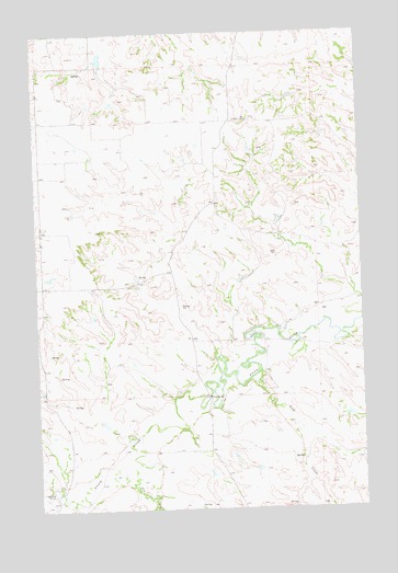 Schaffner Creek NE, ND USGS Topographic Map