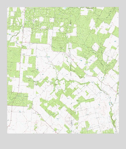 Schattel, TX USGS Topographic Map